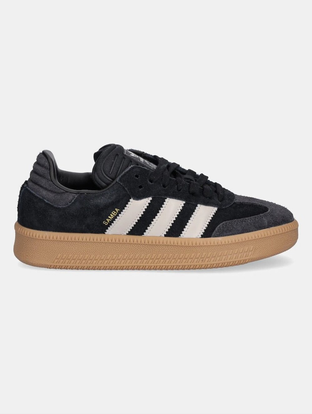 ADIDAS Originals Samba XLG Black Suede Leather Sneakers JS3825 Shoes Mens SZ 10 - Picture 2 of 4